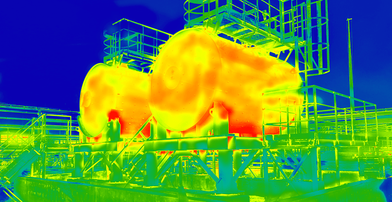 Thermal imaging of energy infrastructure
